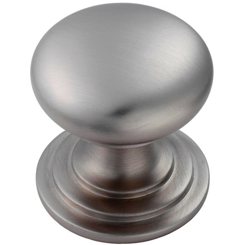Victorian Round Cupboard Door Knob 25mm Dia Stainless Steel Cabinet Handle