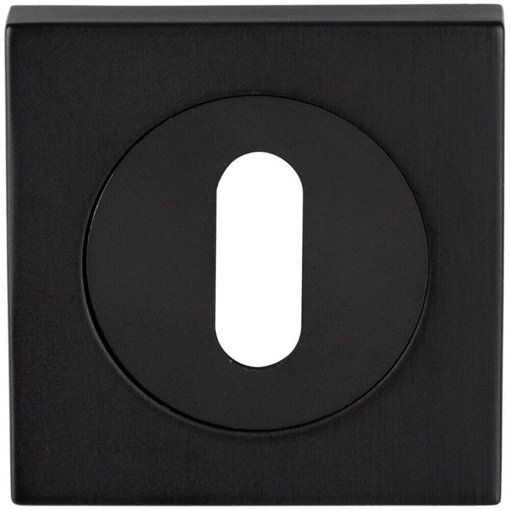 Square Lock Profile Escutcheon 51 x 51mm Concealed Fix Matt