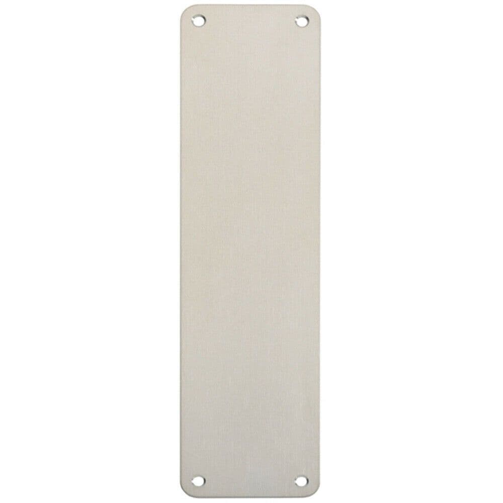 Plain Door Finger Plate 300 x 75mm Satin Stainless Steel Push Plate
