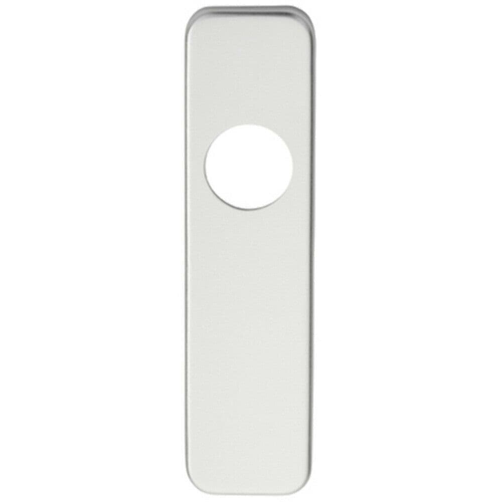 PAIR Door Handle Latch Plate Safety Levers 154 x 40mm Satin Aluminium