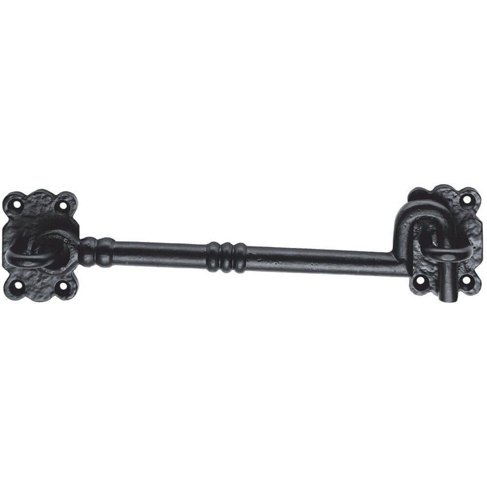 Ornate Cabin Hook & Eye Antique Hammered 102mm Arm Cabinet Lock