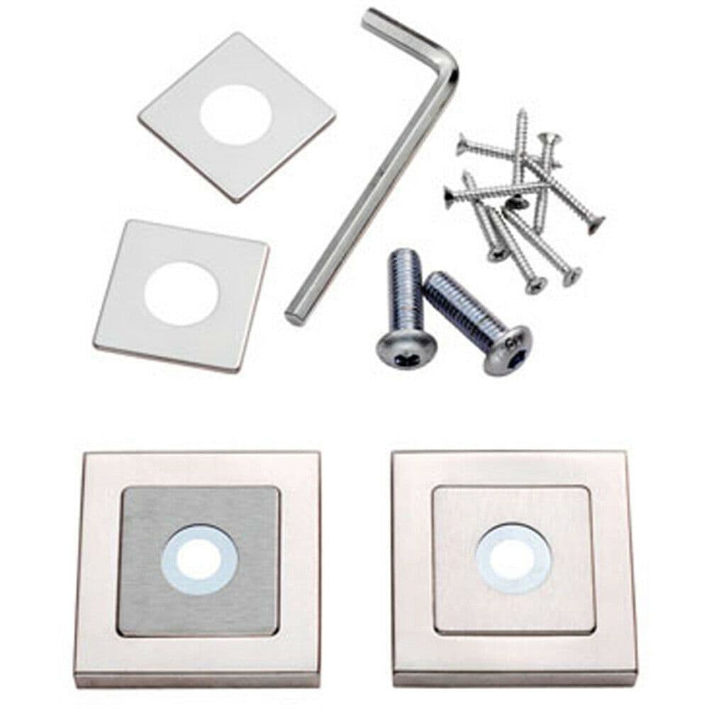 Square Rose Pack 52 x 8mm Bright Stainless Steel Satin Stainless Steel