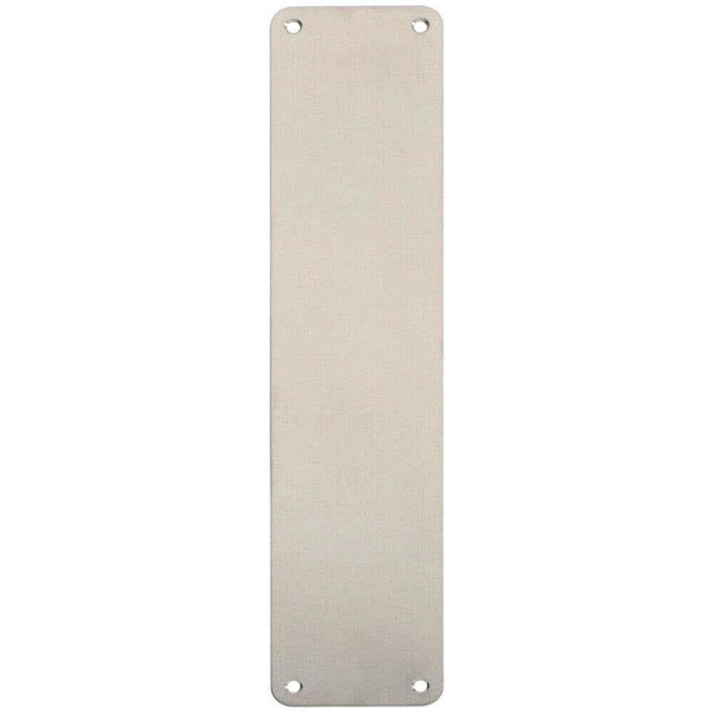 Plain Door Finger Plate 350 x 75mm Satin Stainless Steel Push Plate