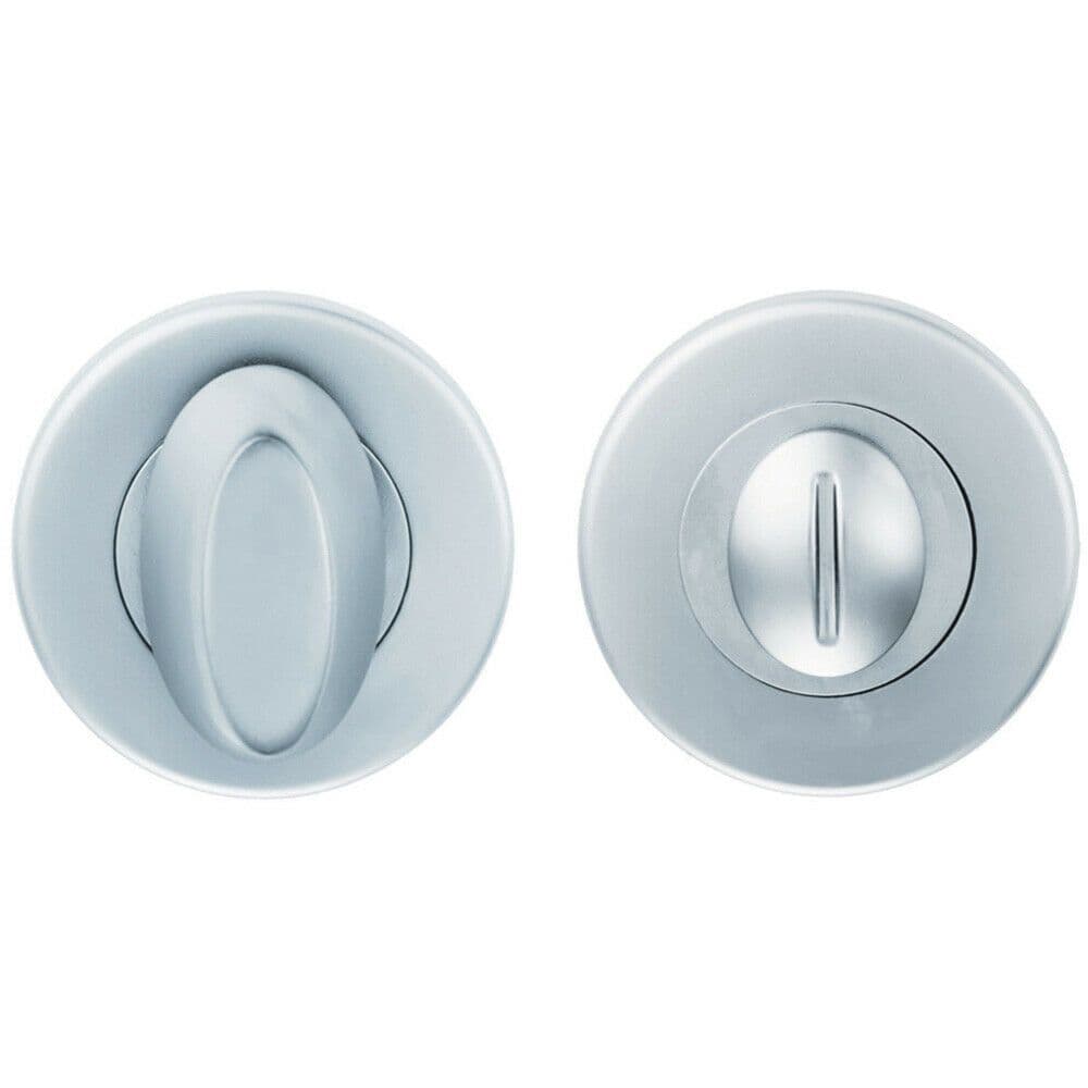 Thumbturn Lock Release Handle Concealed Fix Push On Satin Chrome