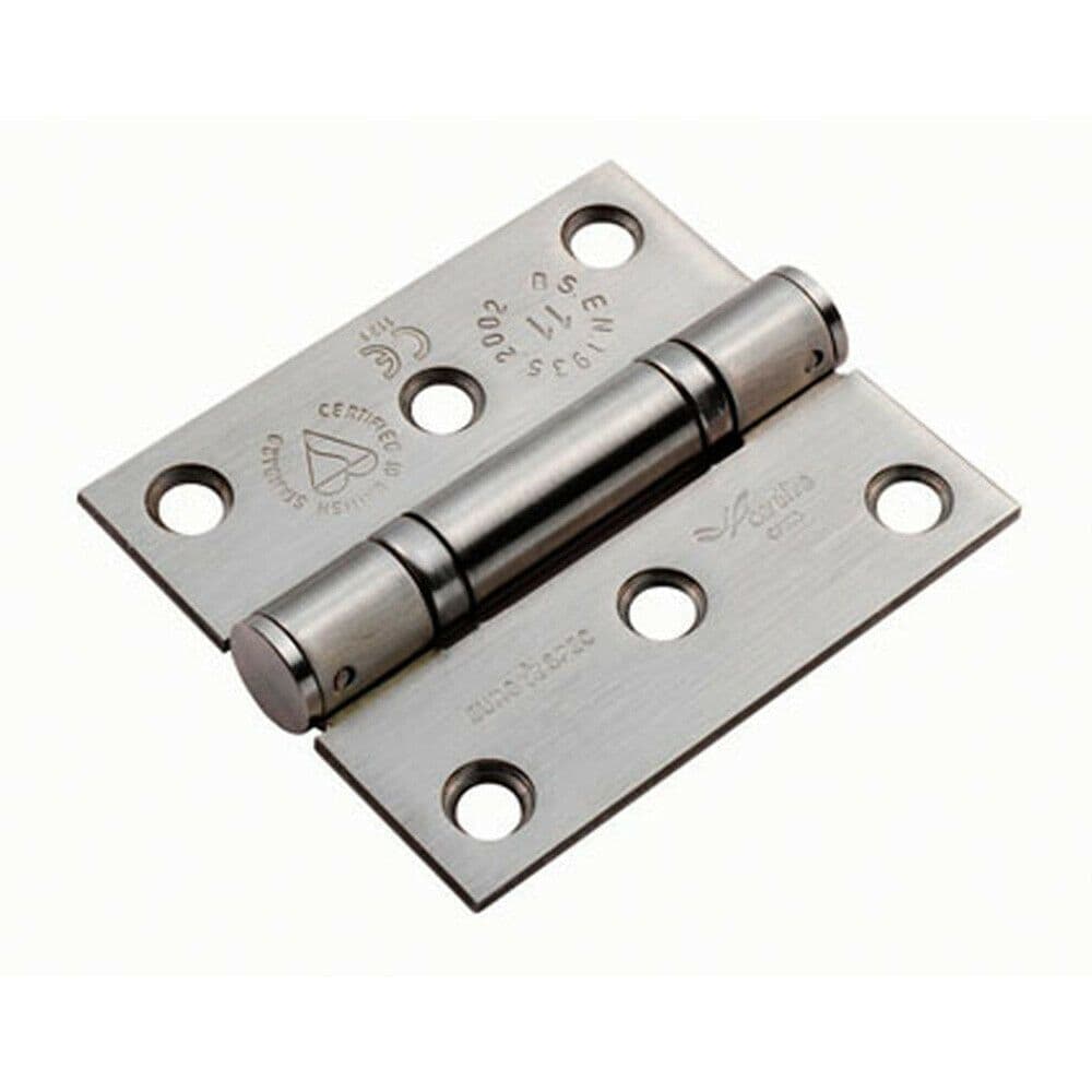 PAIR 76 x 67 x 2.5mm Ball Bearing Hinge Satin Stainless Steel Interior Door