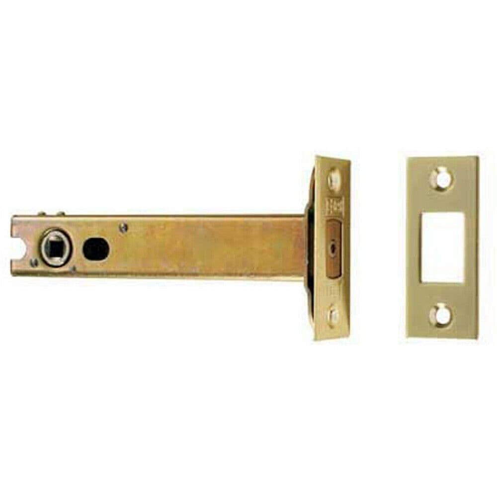104mm Tubular BS Deadbolt 5mm Follower Electro Brassed & Stainless Steel