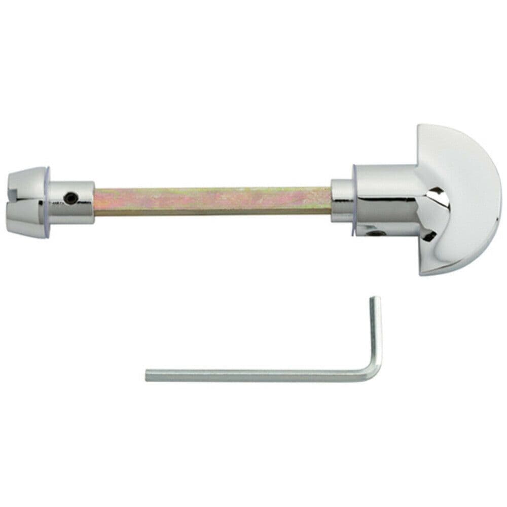 Spare Slim Thumbturn Lock Release Handle 80mm Spindle Polished Chrome