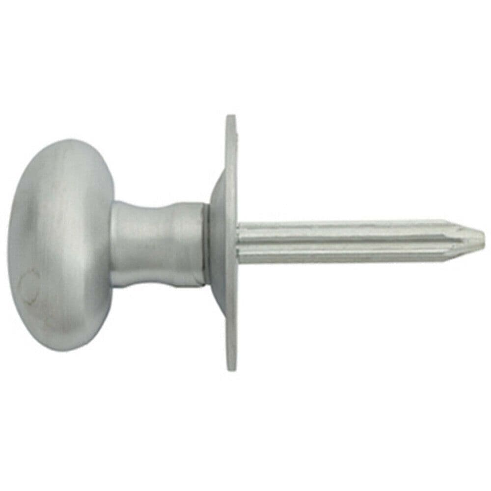 Oval Rack Bolt Thumbturn Lock Steel Spline Spindle 36mm Satin Chrome