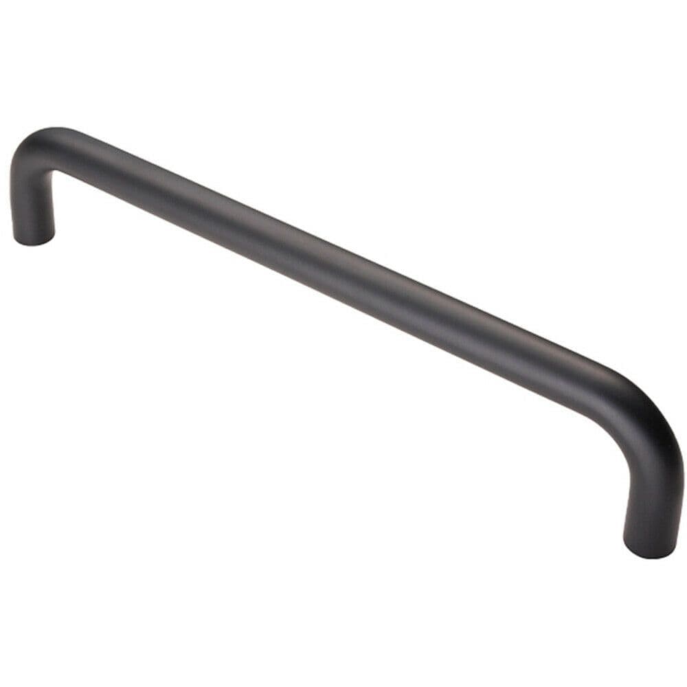 Round D Bar Pull Handle 319 x 19mm 300mm Fixing Centres Matt