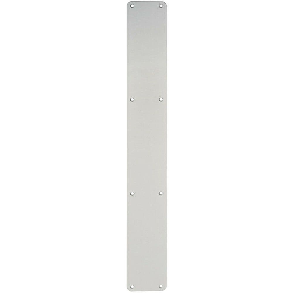 Plain Door Finger Plate 650 x 75mm Satin Anodised Aluminium Push Plate