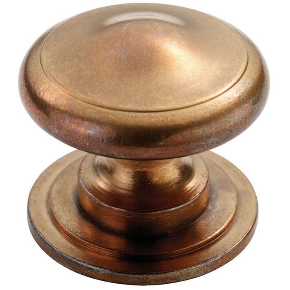 Cottage Cupboard Door Knob 38mm Diameter Solid Cabinet Handle