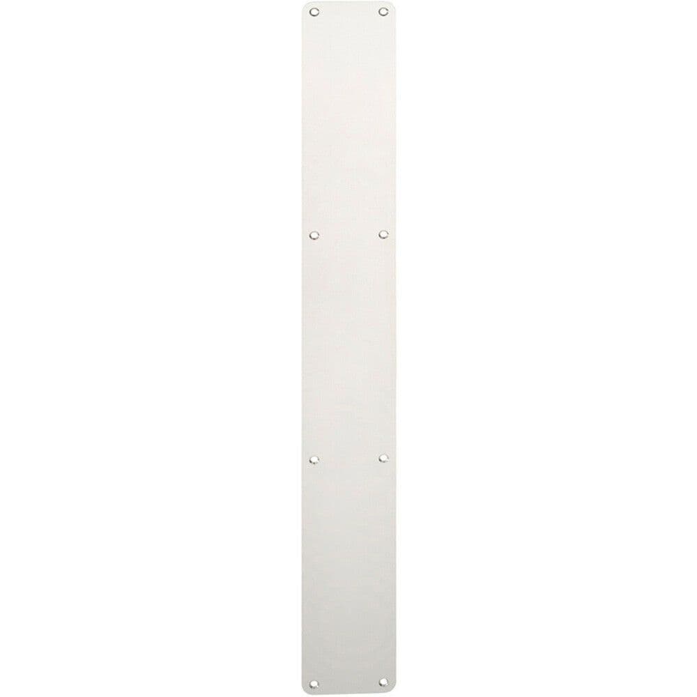 Plain Door Finger Plate 650 x 75mm Bright Stainless Steel Push Plate