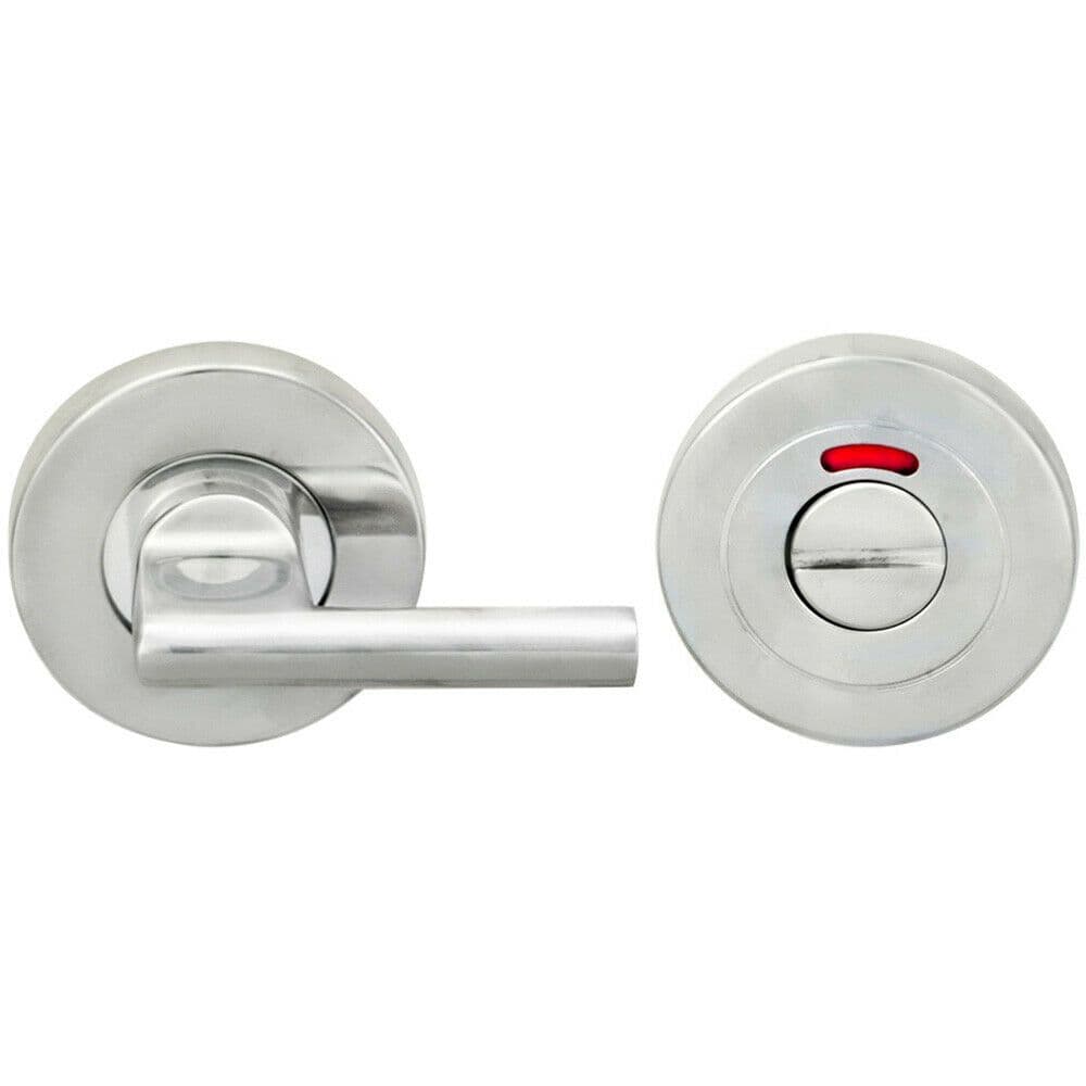 Disabled Turn Lock Release Handle Indicator Bright Stainless Steel