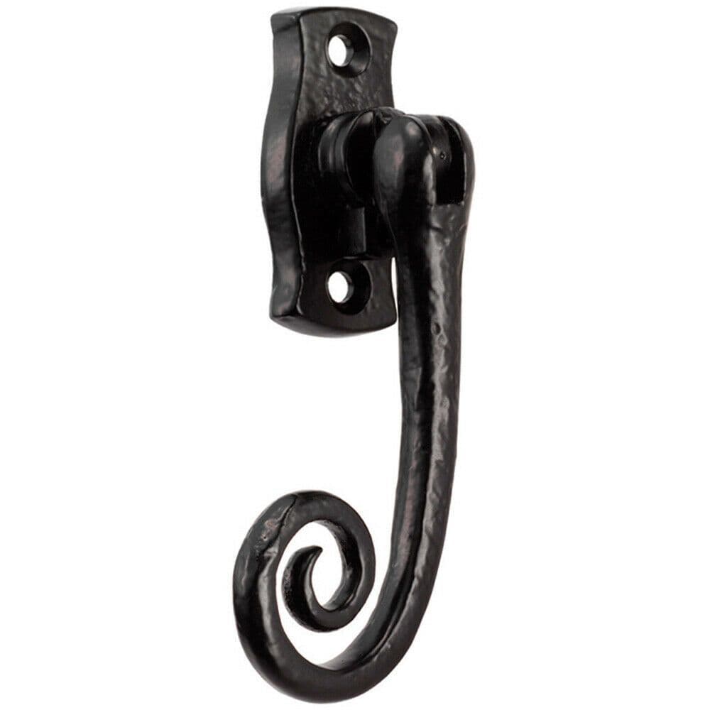 Left Handed Espagnolette Window Fastener Locking Antique 24 x 58mm