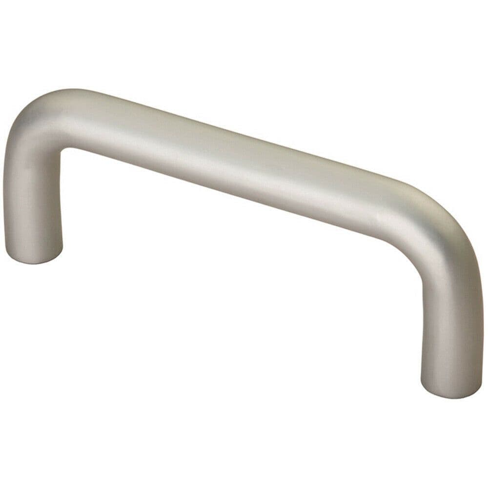 Rounded D Shaped Bar Handle 600mm x 19mm Diameter Satin Anodised Aluminium