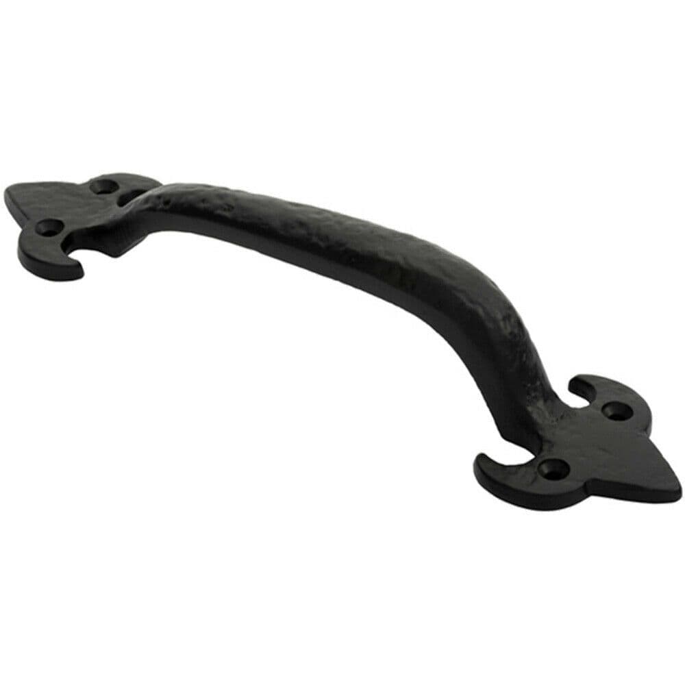 Traditional Forged Iron Pull Handle 230 x 56mm Antique Door Handle