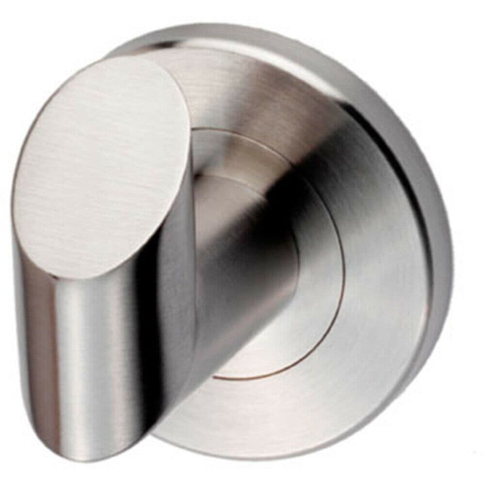 Single Bathroom Robe Hook on Concealed Fix 44.5mm Proj Stainless Steel