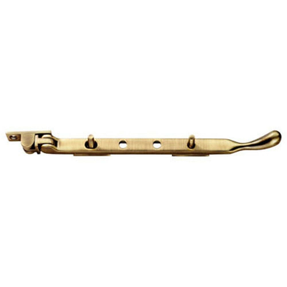 Bulb Ended Casement Window Stay 267 x 16mm Florentine Pear Drop Stay