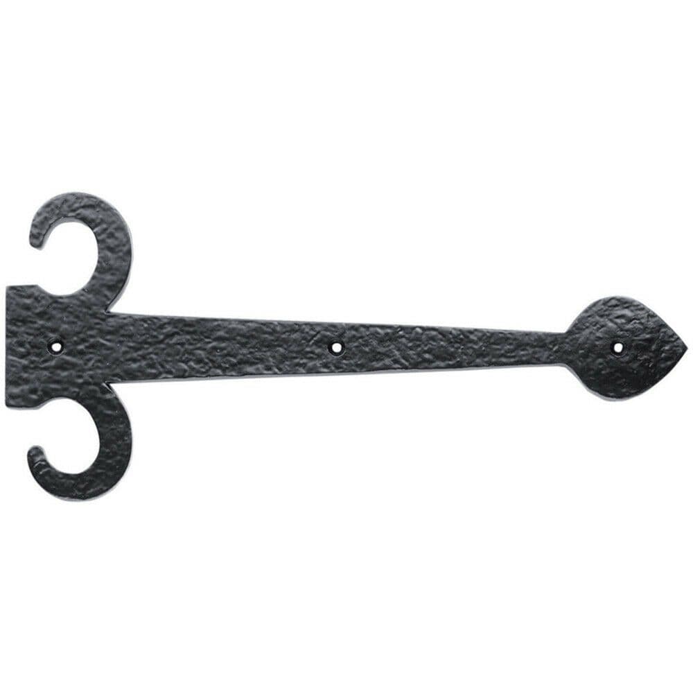 PAIR 305mm Ornate Sword Hinge Front Antique Decorative Door Plate