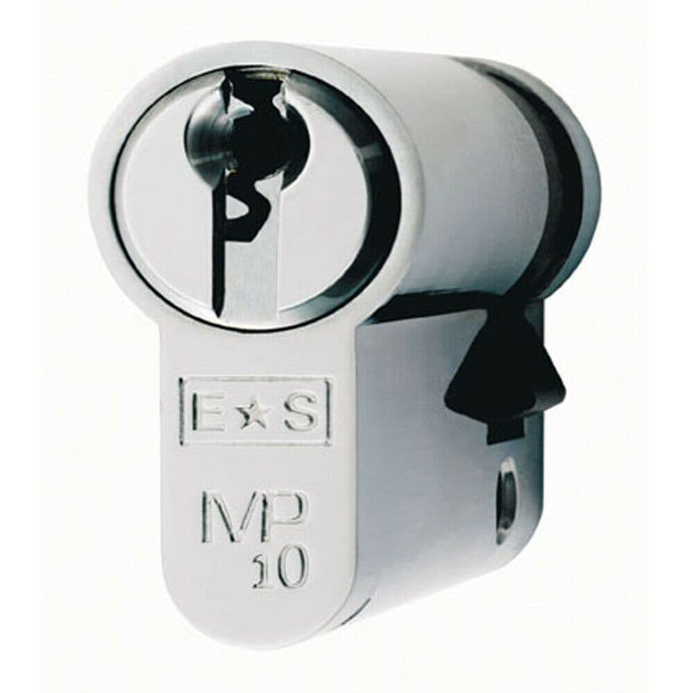 42mm Euro Single Cylinder Lock Master Key 10 Pin Polished Chrome Door Lock