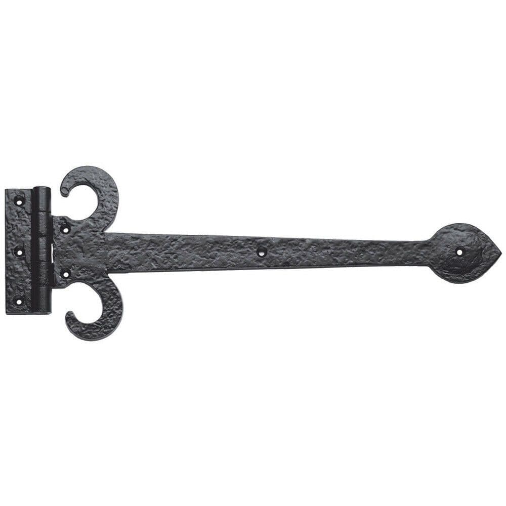PAIR 381mm Ornate Sword T Hinge Antique Internal Decorative Door Hinge