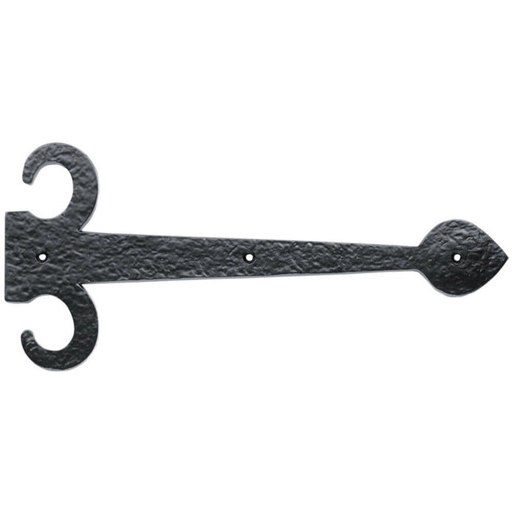 PAIR 457mm Ornate Sword Hinge Front Antique Decorative Door Plate