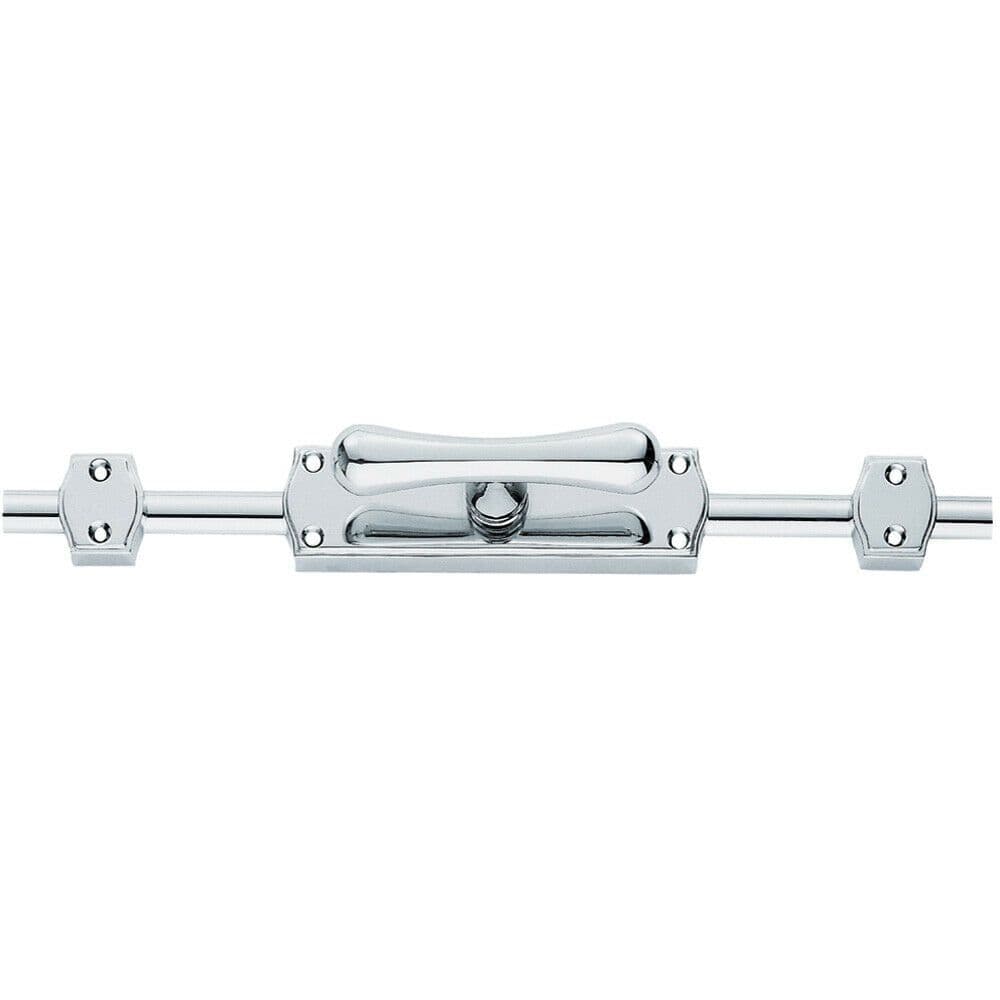 T Bar Handled Espagnolette Set 140 x 38mm Backplate Polished Chrome