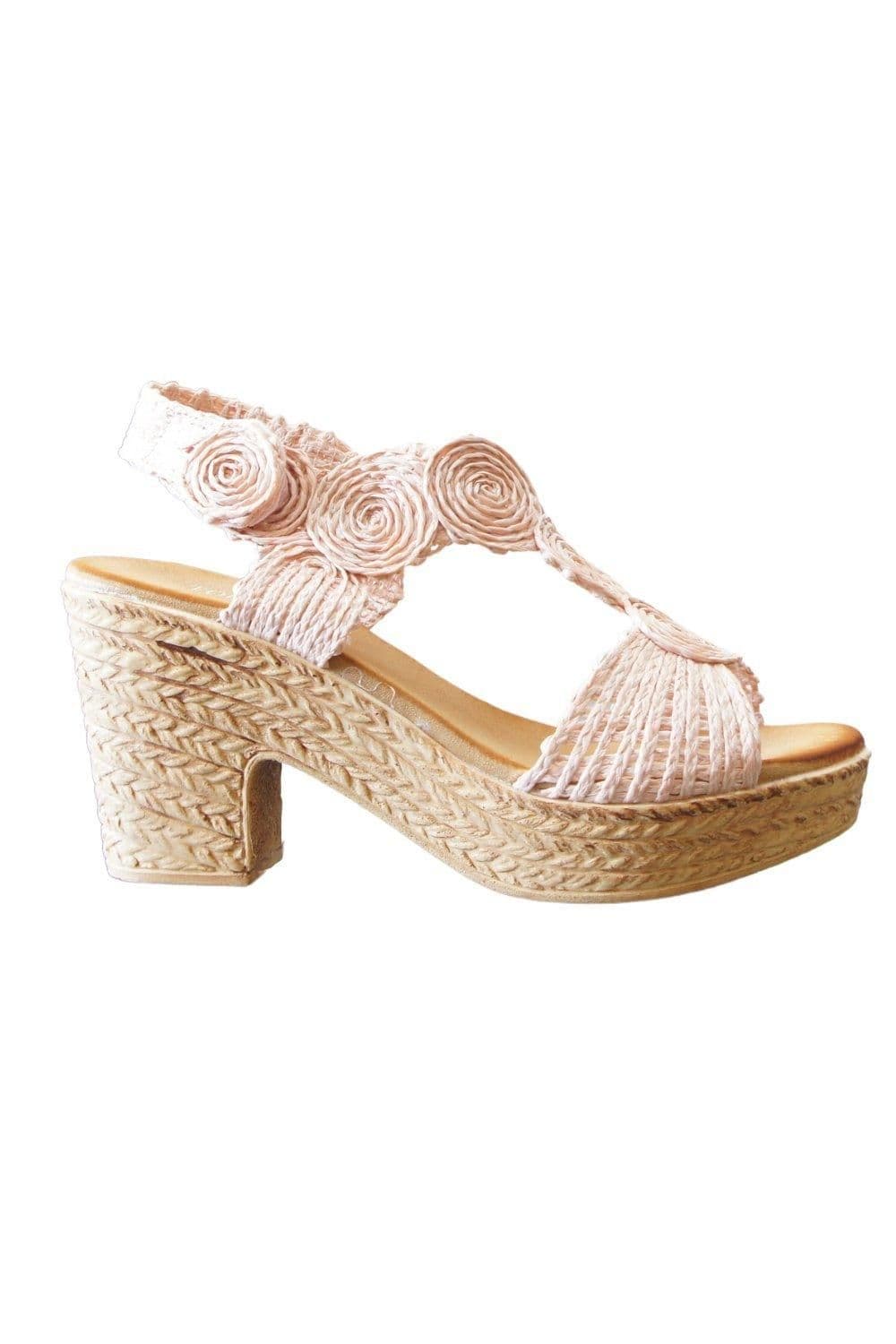 IVACHY Women's Stunning Summer Sandal in Pink | Size: 5