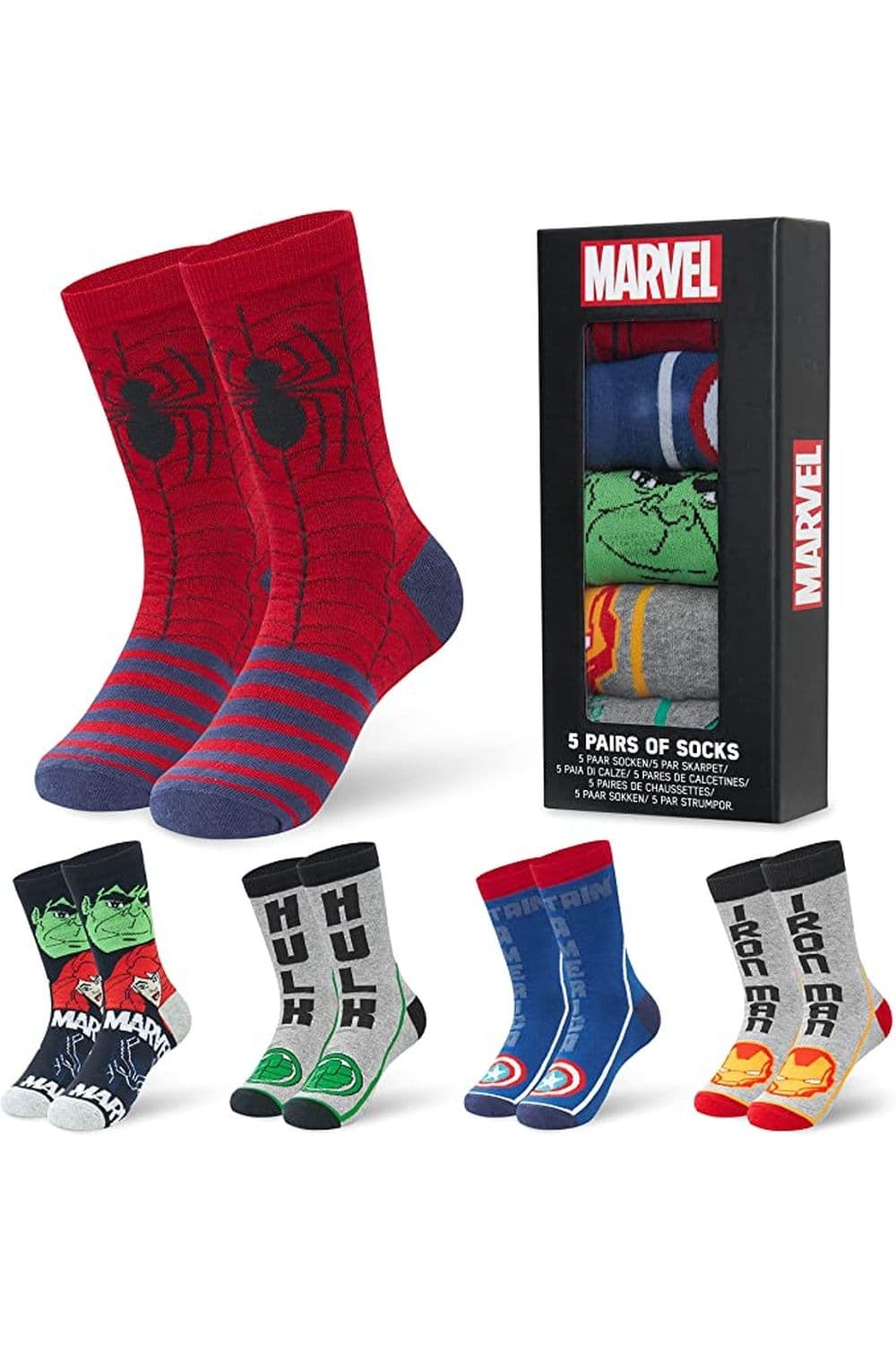 AvengersSocks Pack 5