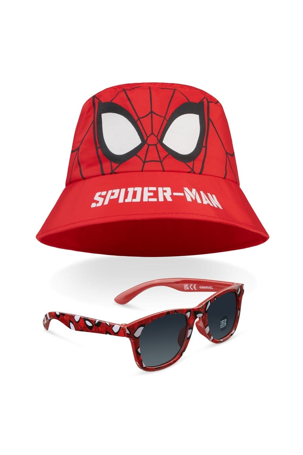 Spiderman Set Bucket Hat Sunglasses