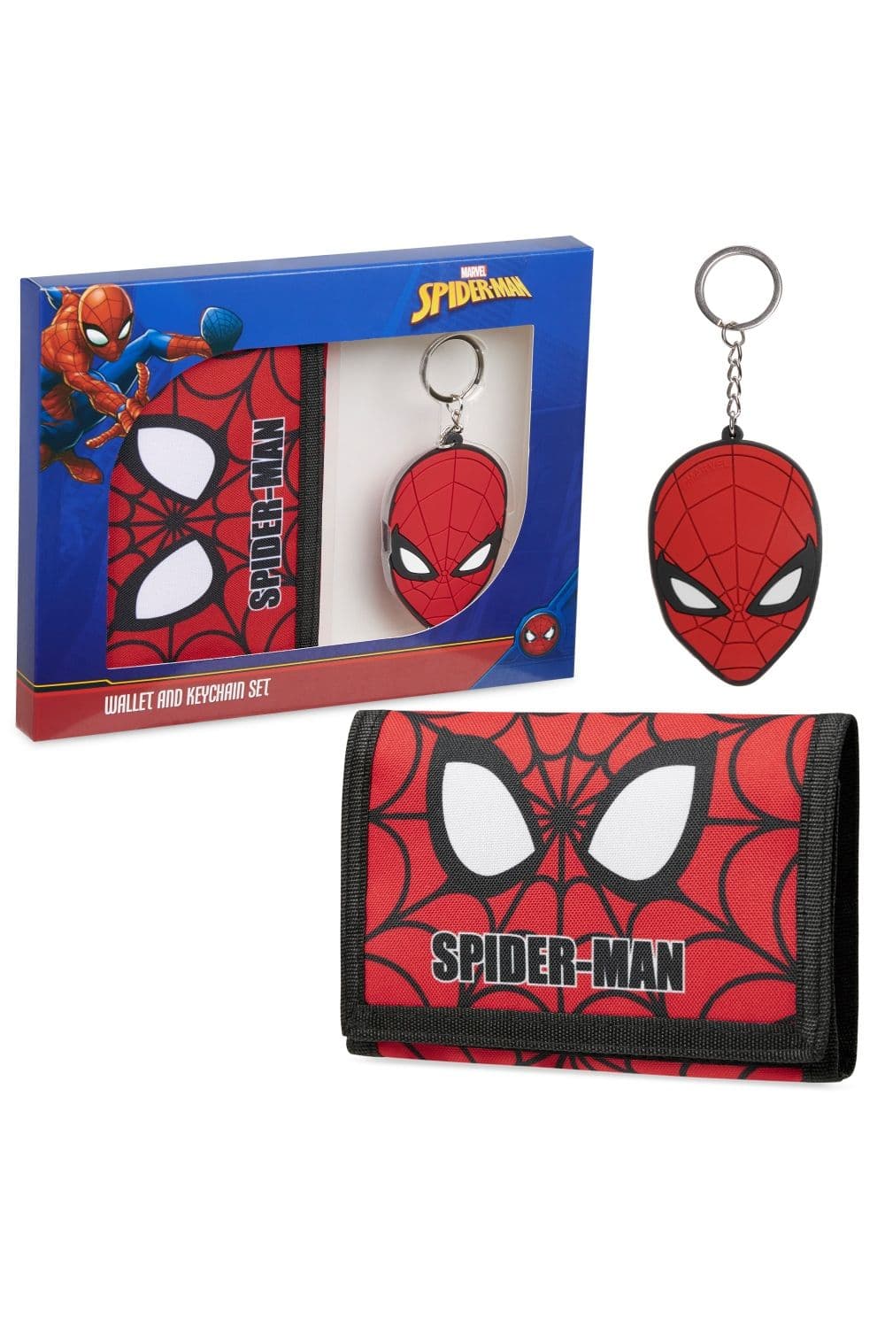 Spiderman Wallet Keyring Set