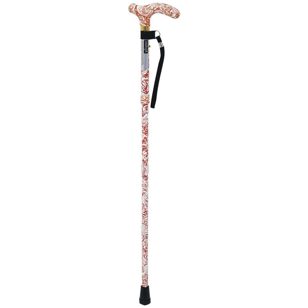 Deluxe Ambidextrous Foldable Walking Cane 5 Height Settings