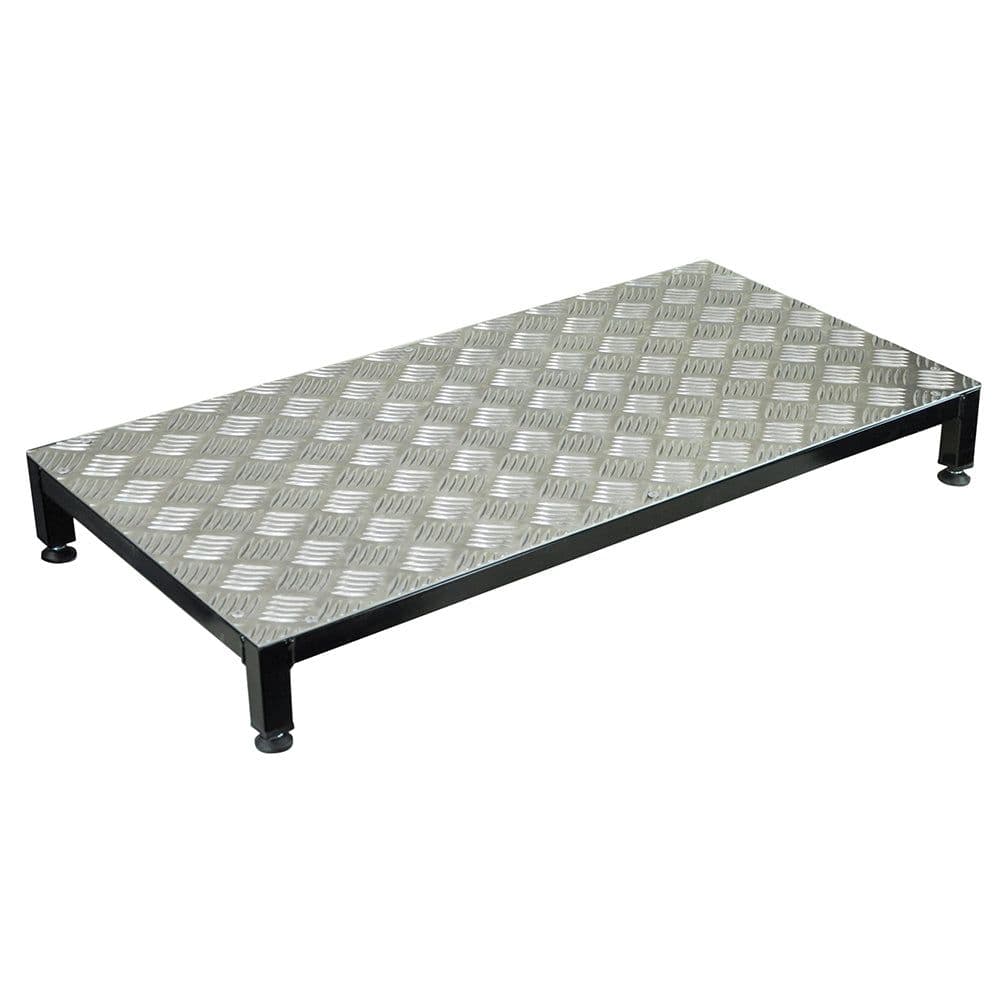 Lightweight Aluminium Half Step Adjustable Height Weight Limit