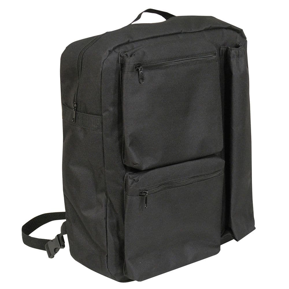 Compartment Lined Scooter Crutch Bag Carry Handle Padded Storage