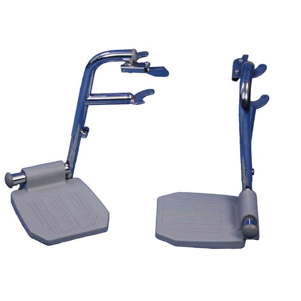 Pair Footrests ve00274 ve00275 Chrome Plated Swing Away Footrest