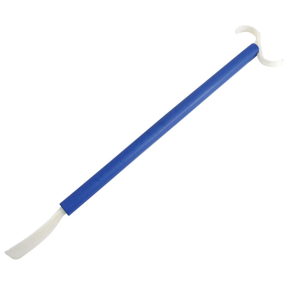2 1 Shoe Horn Dressing Stick Foam Cushioned Shaft Grip Disability Aid