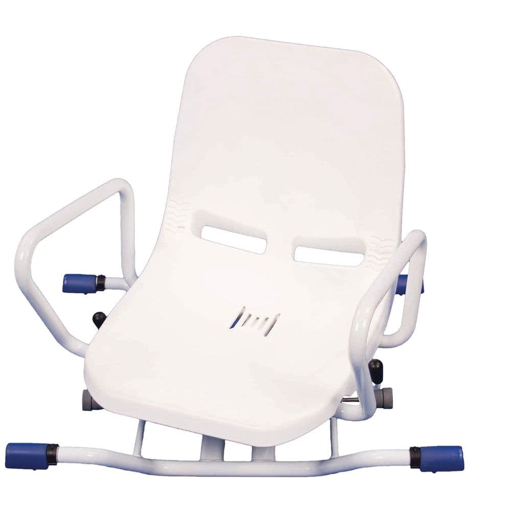 Rotating Bather Seat Width Adjustable 90 Degree Pivotting Base Alloy Frame