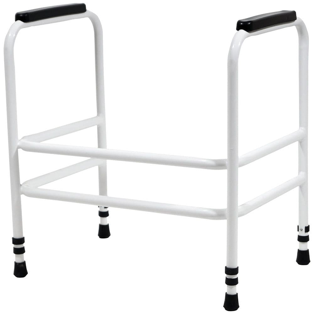 Height Adjustable Bariatric Toilet Frame Free Standing Weight Limit