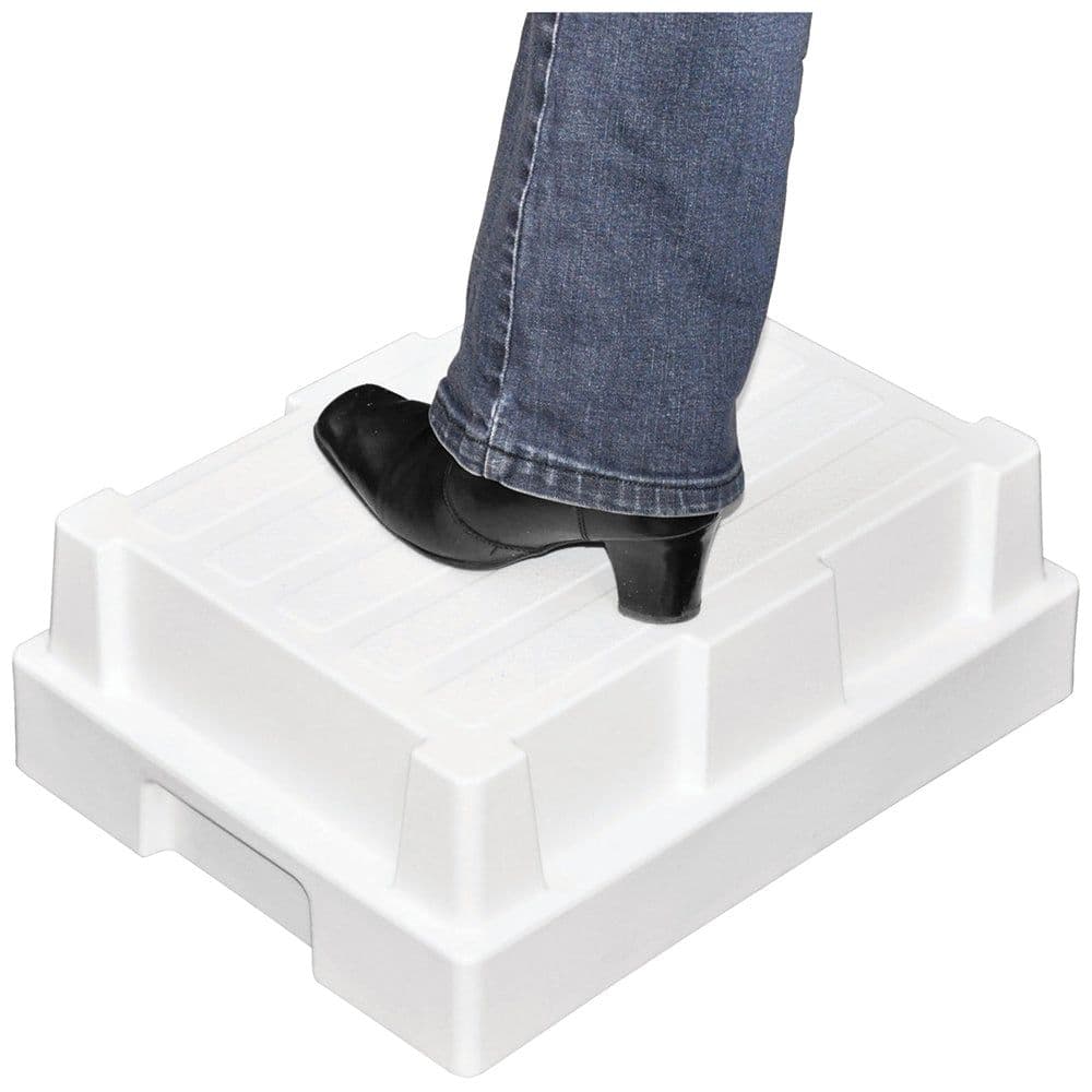 Non slip Plastic Step Box Suitable Wet Areas Bathroom Mobility Aid Step