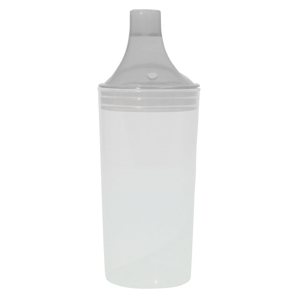Clear Drinking Sippy Cup Two Spouts Blended Foods Liquids Dishwashable
