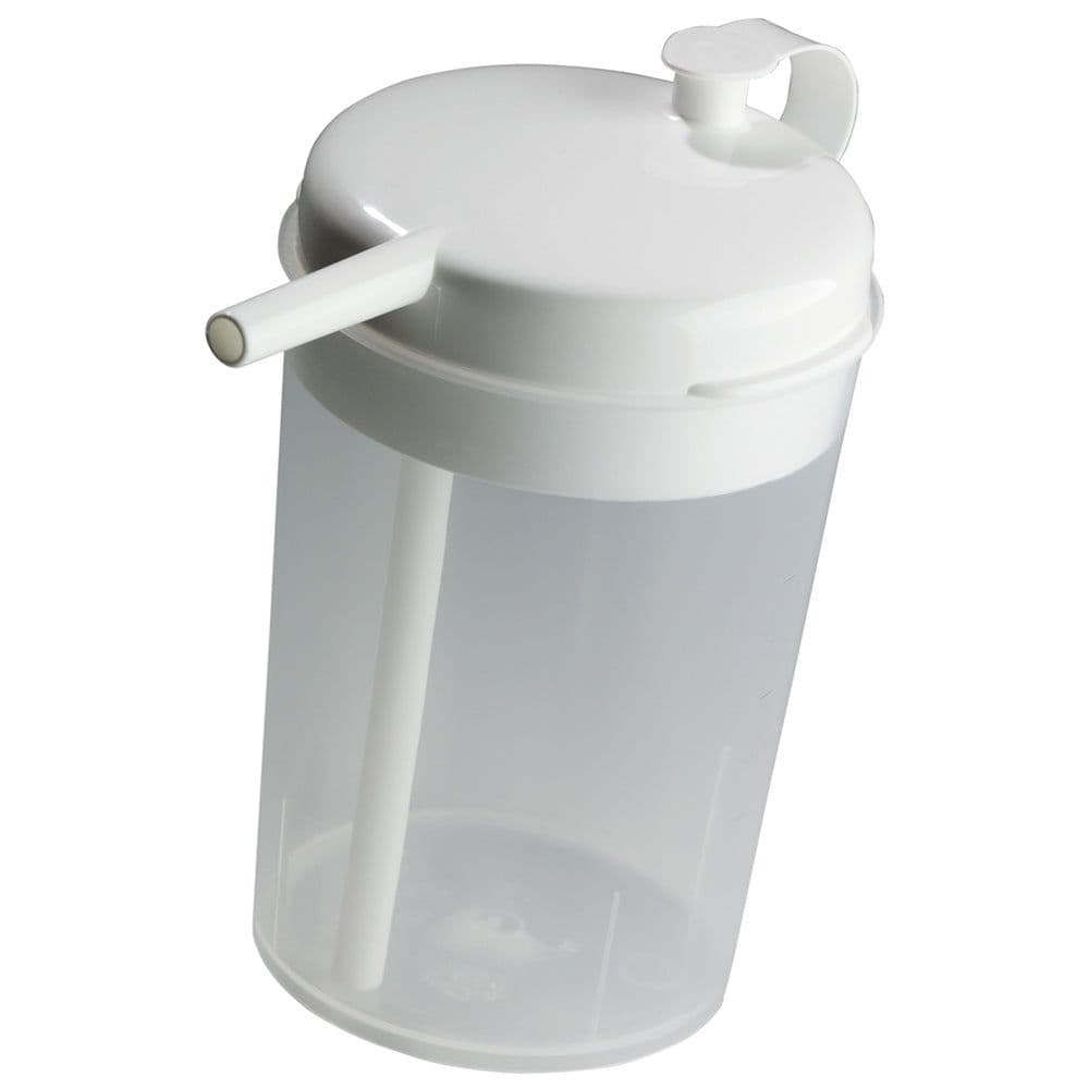 Spill Proof Sip Cup Drink Whilst Lying Down Hot Cold Drinks Dishwashable