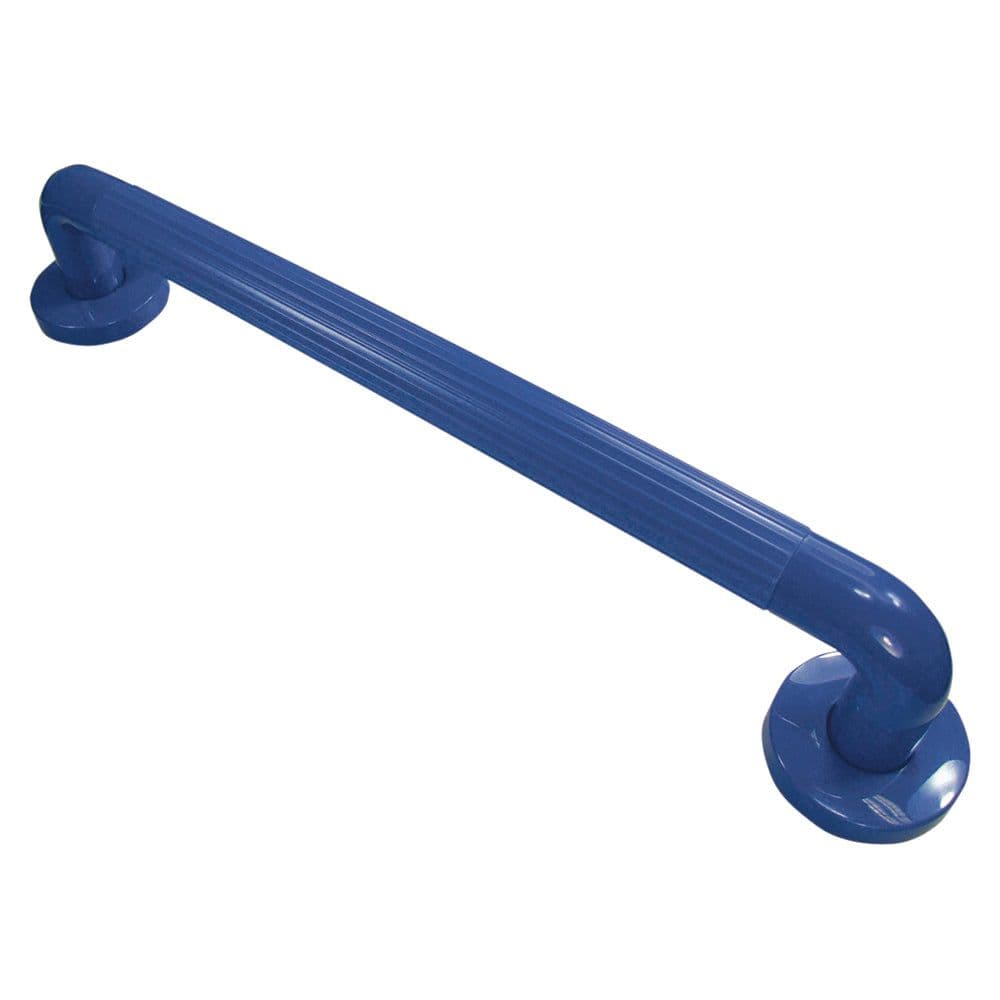UPVC Plastic Bathroom Wall Grab Bar 600mm Length Reinforced Fixings