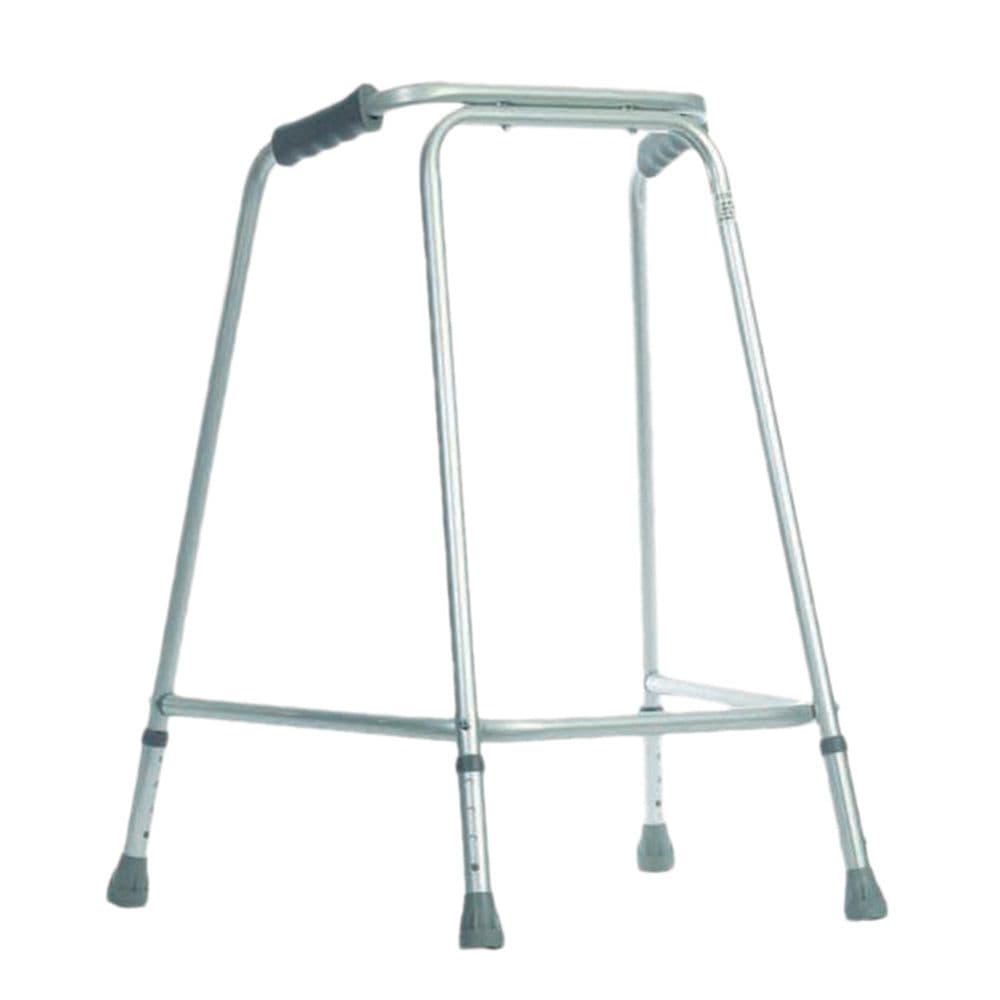 Lightweight Aluminium Walking Frame 770 to 870mm Adjustable Height Medium