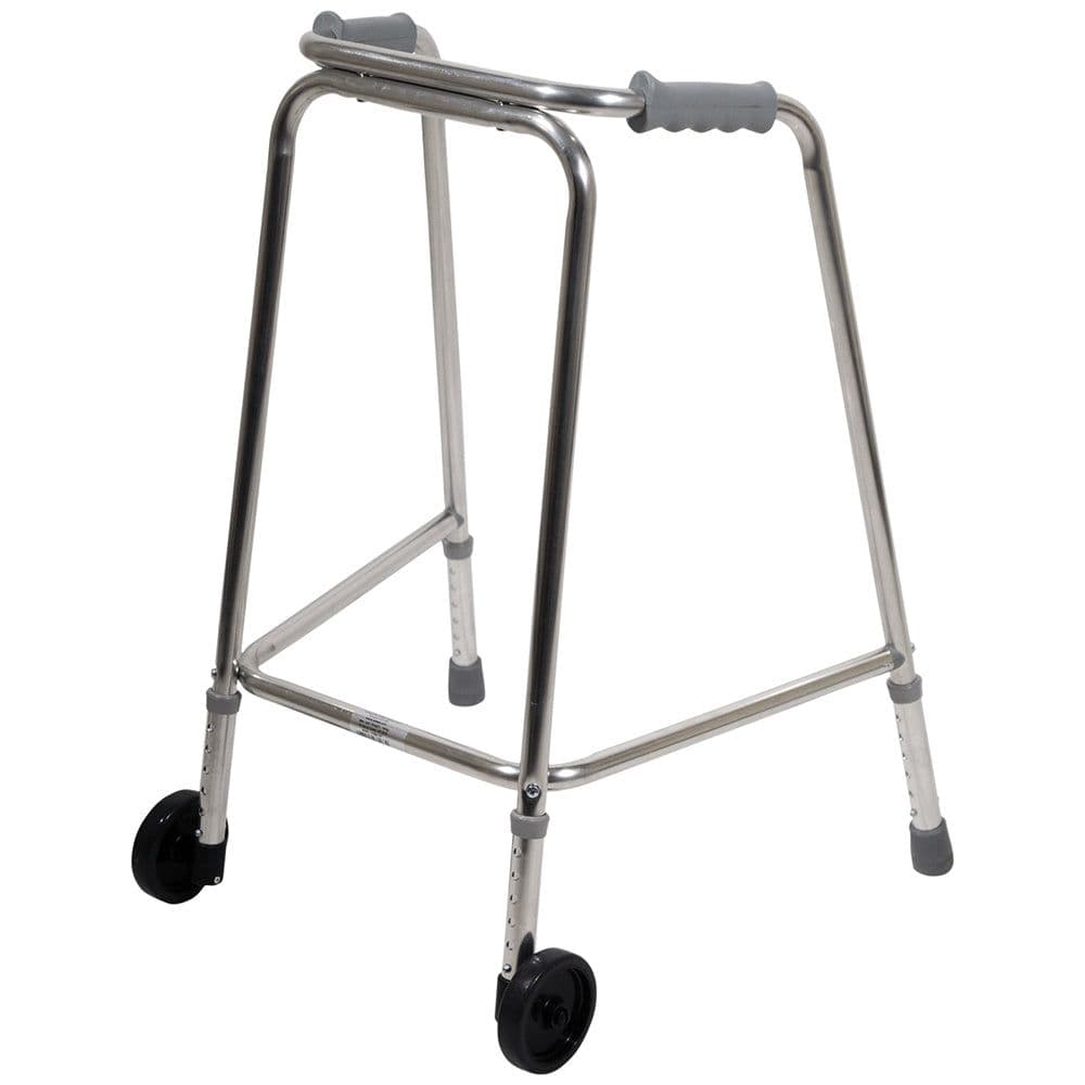 Lightweight Aluminium Wheeled Walking Frame 690 to 790mm Adjustable Height Small