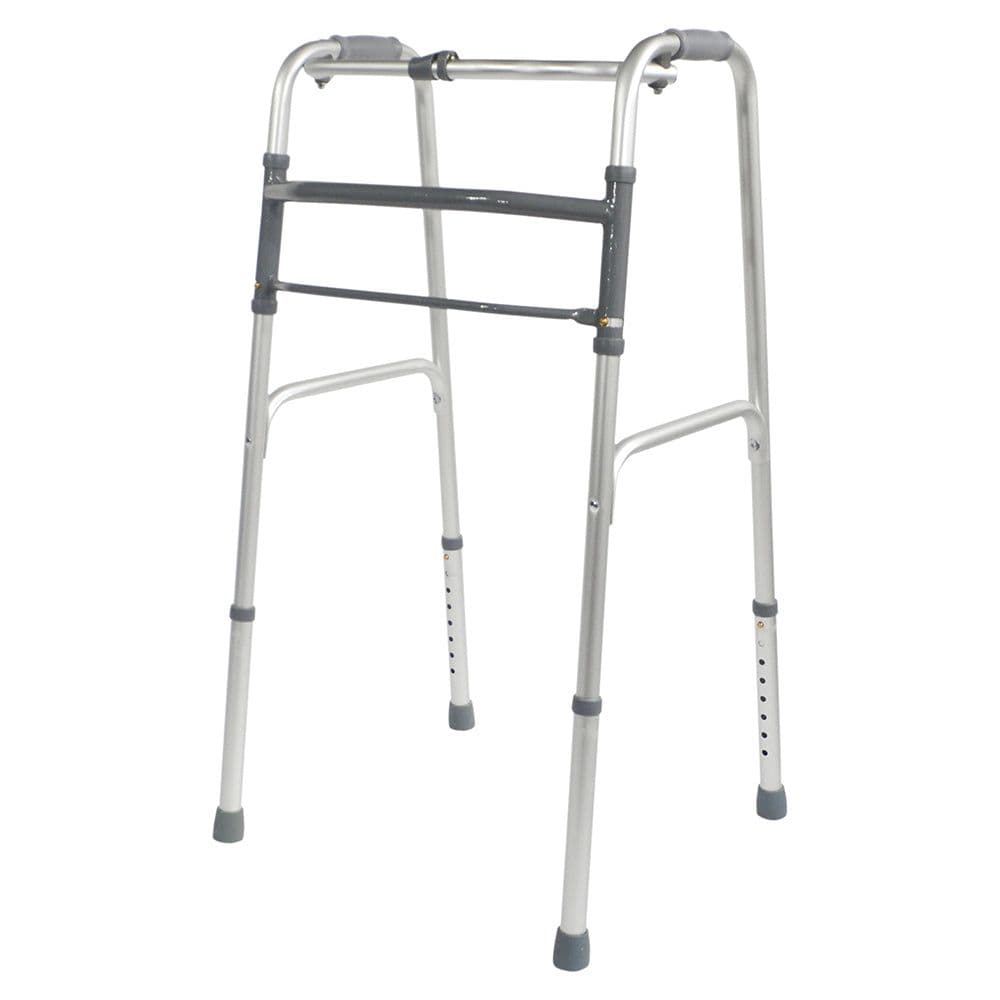 Folding Walking Frame Lightweight Aluminium 810 to 1000mm Adjustable Height