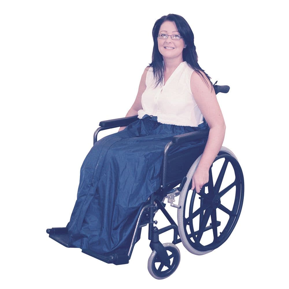 Fleece Lined Lower Body Wheelchair Cosy Waetrproof Fabric Machine Washable