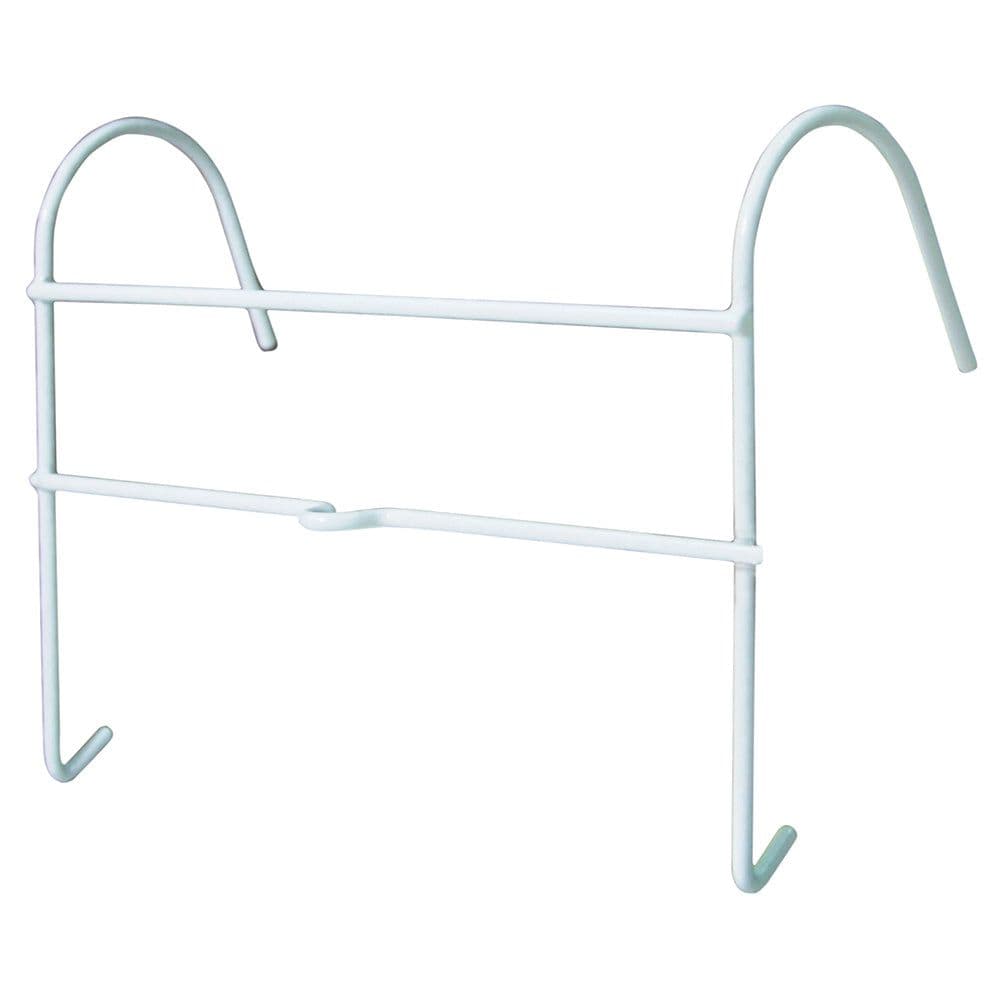 Large Urine Catheter Bag Hanging Holder - Integrated Tube Clip - Plastic Coated