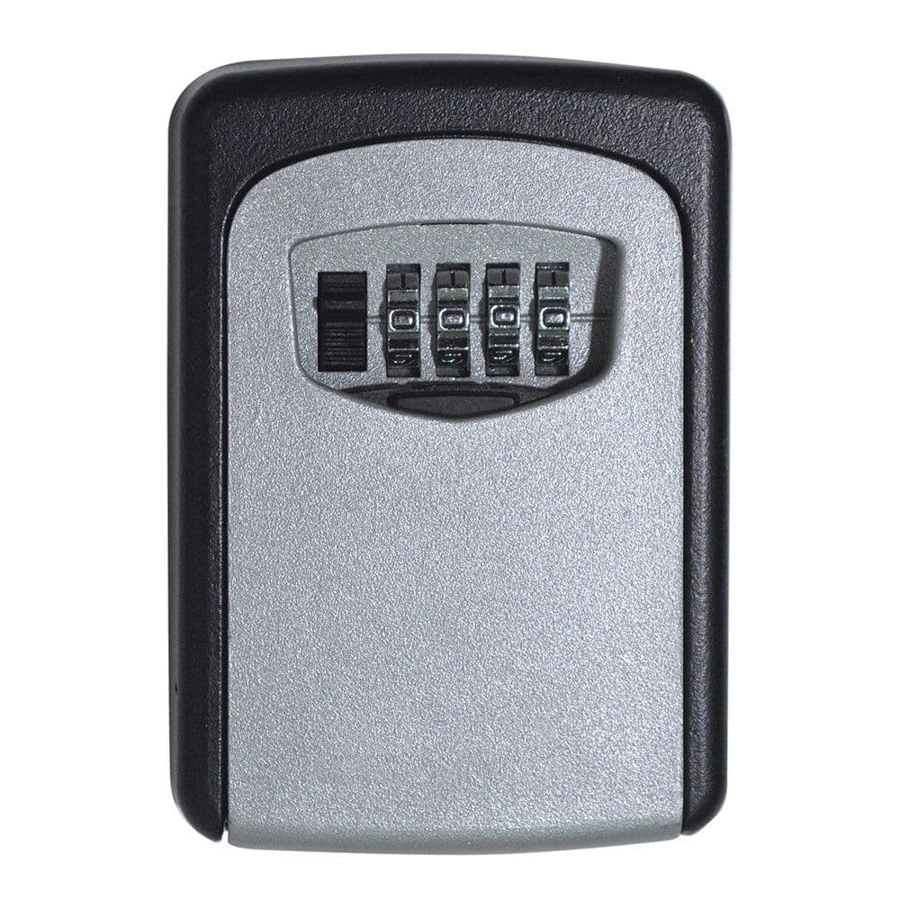 Wall Mounted Weatherproof Key Safe 4 Digit Combination Lock Weather Shield