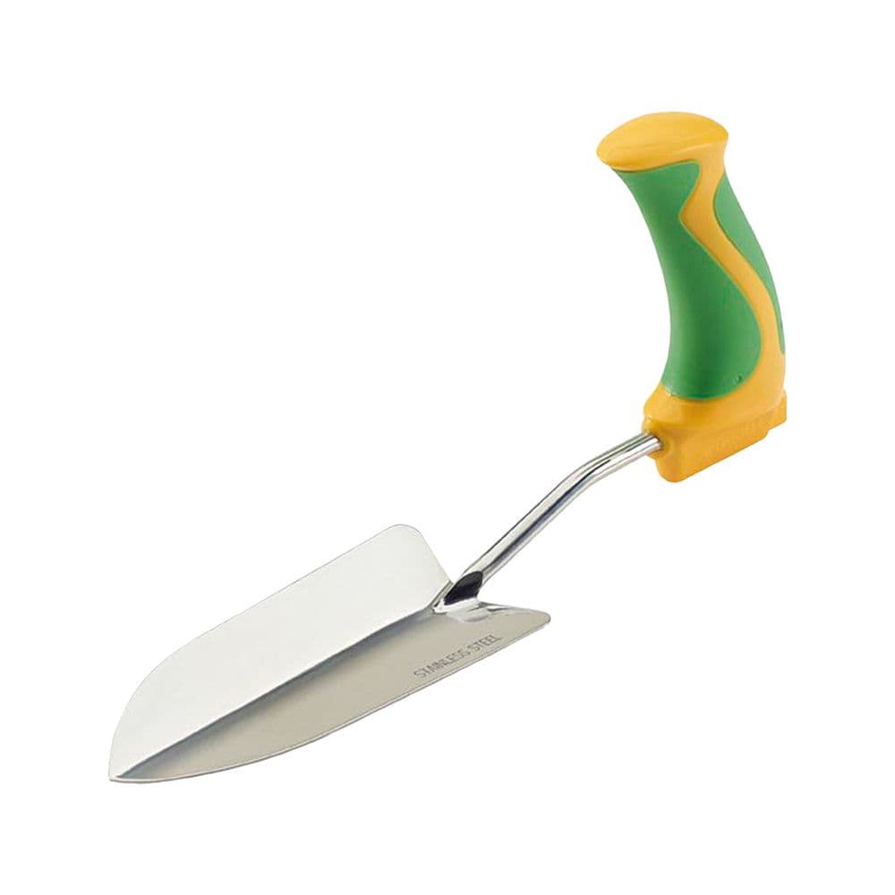 Ergonomically Handled Garden Trowel Reduces Wrist Stress Gardening Aid