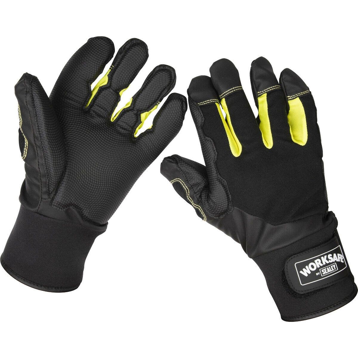 PAIR XL  Anti-Vibration Gloves - Breathable Fabric - Power Tool Impact Gloves